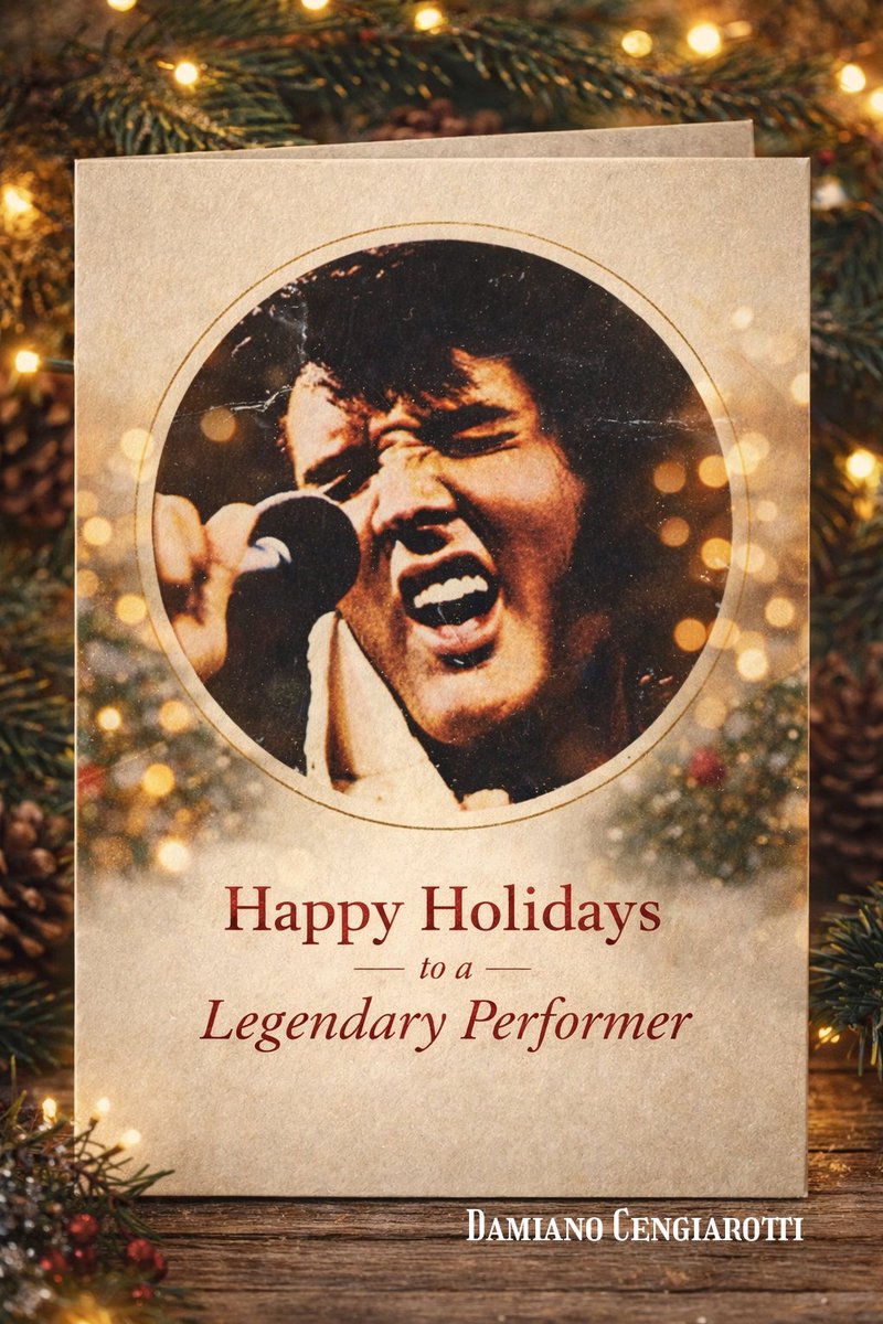DCengiarotti's tweet photo. Love for @ElvisPresley
#elvisfan #natale2025 #elvispresley #elvis #thekingofrocknroll https://t.co/kO7rb8Tk23