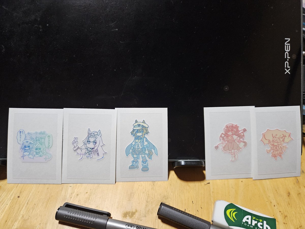 ステッカー届いたァ！！