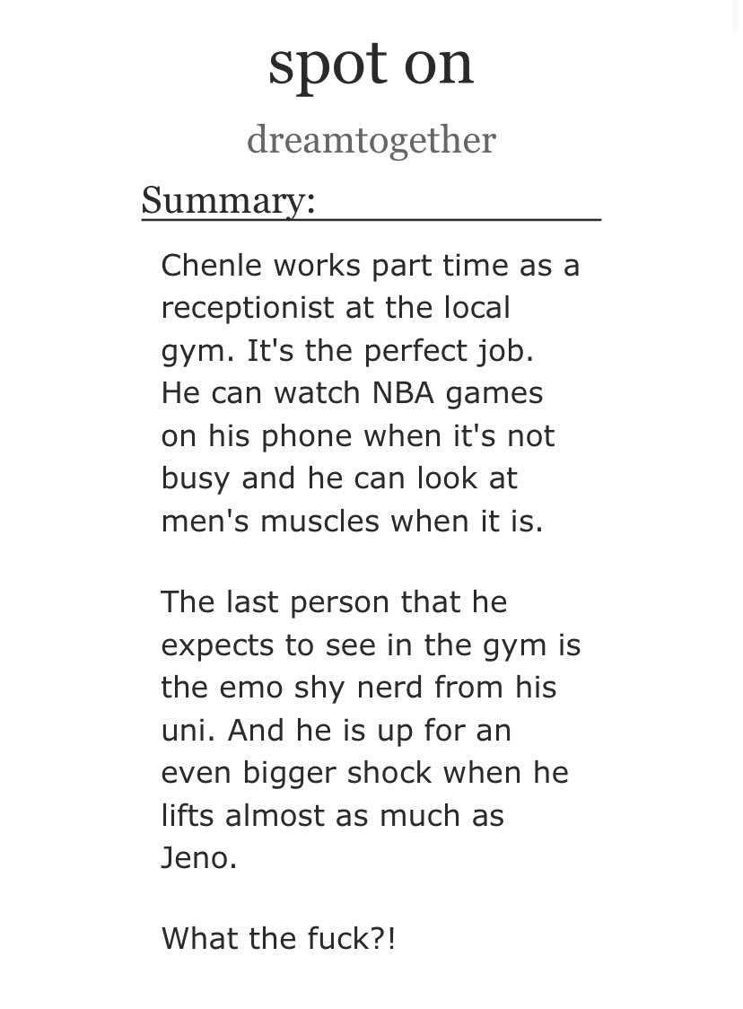 jichenleee's tweet image. spot on

💪 chenji 🐱🐹
💪 17k words
💪 explicit 🔞
💪 gym au, pwp, strength kink 

🔗archiveofourown.org/works/72976166
