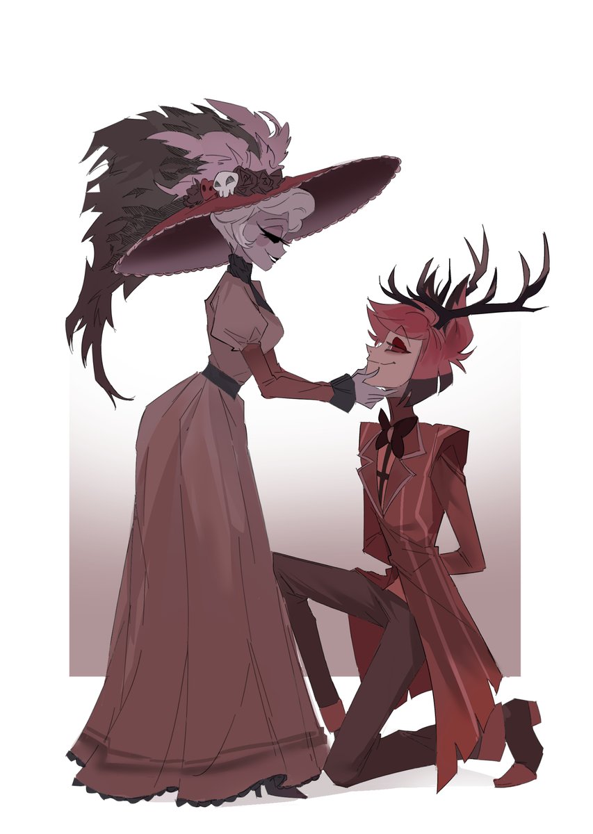 kibowamada's tweet image. 🌹🦌

#radiorose
#HazbinHotelFanart
