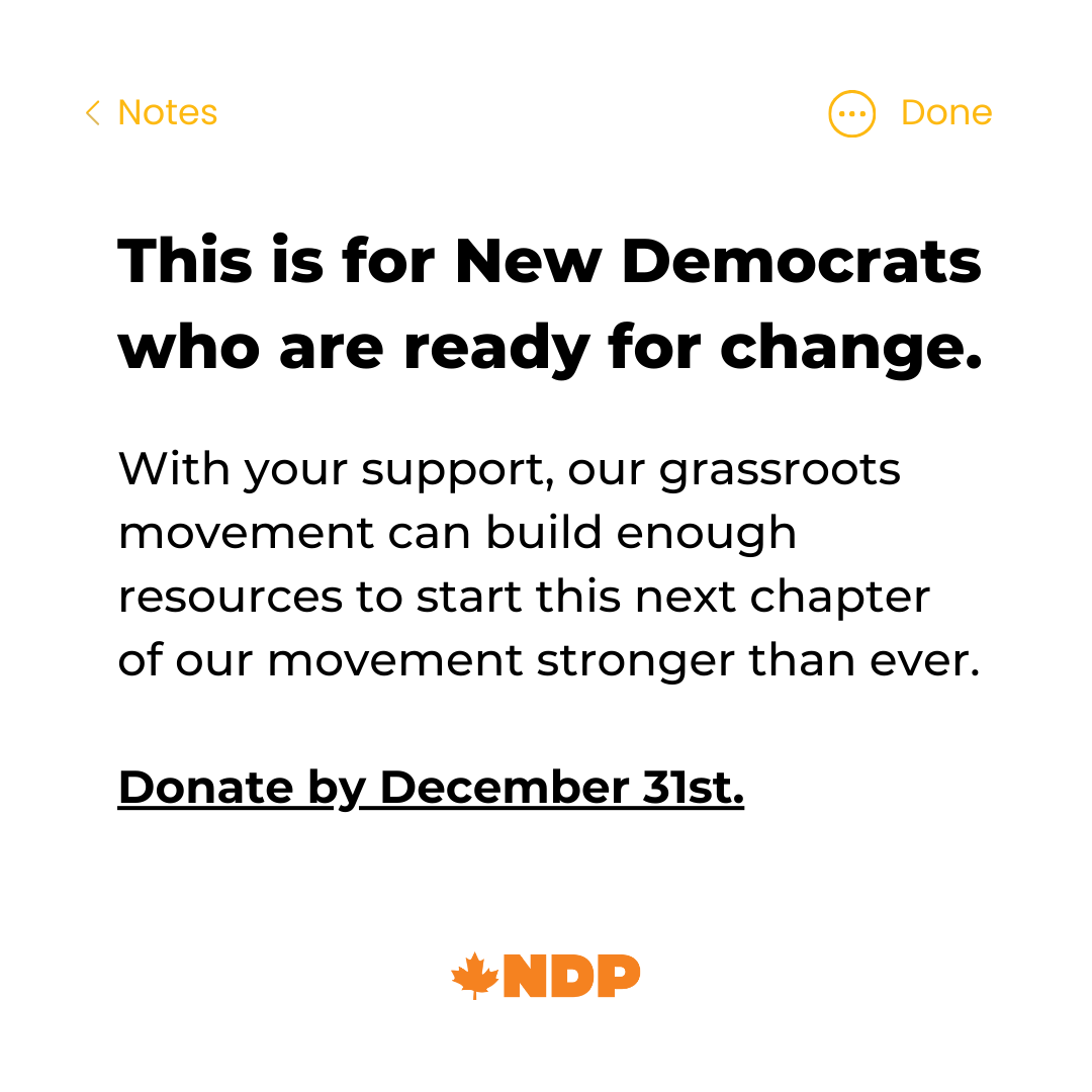 NDP tweet media