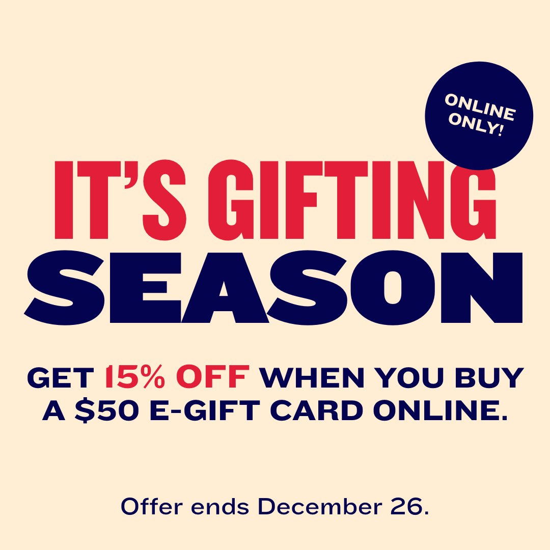 Boxing Day madness? Hard pass. Grab BP's E-Gift Card deal instead. Last chance - ends TONIGHT.

Online only. Some conditions apply. Offer ends December 26.
 
#BostonPizza #GiftCards #BoxingDay #Holidays