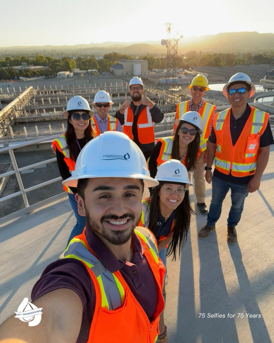 Selfie 74/75 – Feeling on top of the world (aka an RP-5 clarifier) 🌍

#IEUA75 #75Selfiesfor75Years #ieuawater