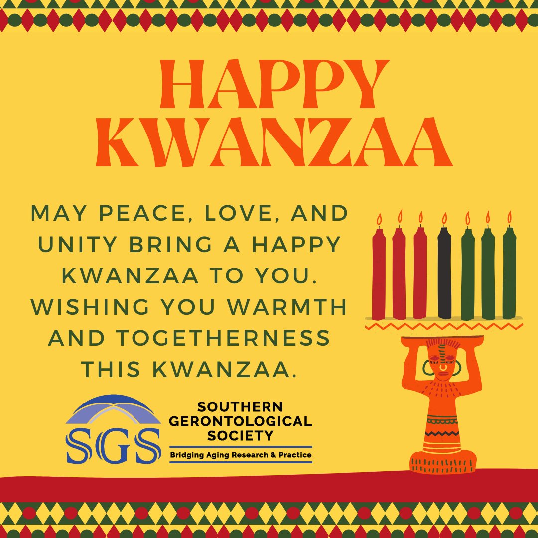 SGS_JAG's tweet image. Happy Kwanzaa! 

May this Kwanzaa bring unity, purpose, and gratitude. Let the seven principles inspire us to honor the heritage, build community, and foster love. Wishing you all peace and joy! 

#HappyKwanzaa #CulturalHeritage #KwanzaaPrinciples #KwanzaaCelebration #KwanzaaJoy