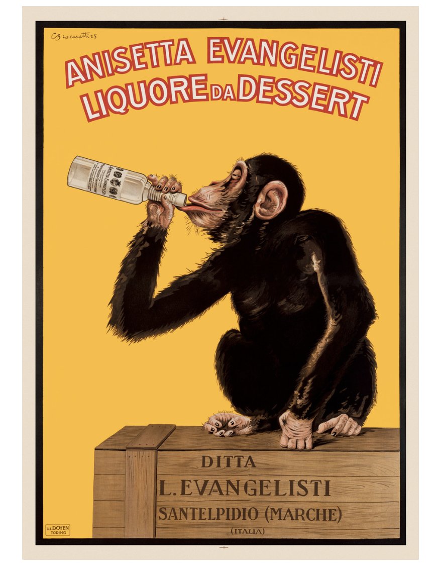 PosterCorner's tweet image. Anisetta Evangelisti Liquore da Dessert Vintage Poster by Biscaretti 1925 Italian Wine &amp;amp; Spirits Advertisement.
Available on our website...
postercorner.com/anisetta