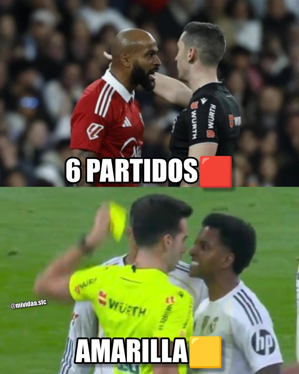 CuentaMister's tweet photo. ¿Alguien sabe qué fue del árbitro que arbitró de matrícula en el Bernabeu atreviéndose a aplicar el reglamento el día que Rodrygo le exigió arbitrar de otra manera porque "mira mi escudo y mira dónde estás"...? https://t.co/odpbPgyzoa