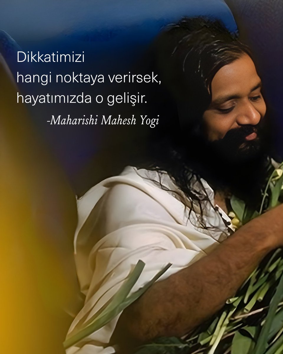 Meditasyon_TM's tweet photo. Dikkatimizi hangi noktaya verirsek, hayatımızda o gelişir. 
_Maharishi Mahesh Yogi

Dikkatinizi gerçekten önemli olana verin. Transandantal Meditasyon ile bilincinizi geliştirin. 

#meditasyon #yoga #zihin #bilinç #maharishimaheshyogi https://t.co/kFIbtWpR5V