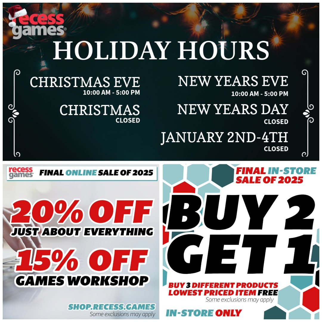 End of 2025 Sale - As 2025 comes to a close, we want to extend our deepest gratitude for your continued support.

tinyurl.com/RGEOY2025
