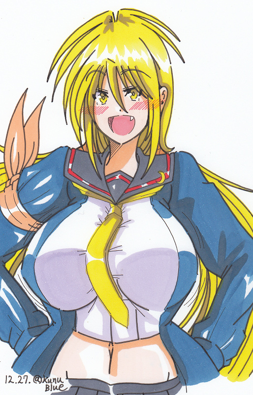 ふんぞりさっちんを描きました。 