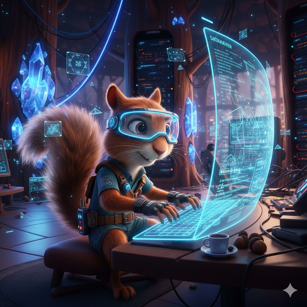 dmtry3's tweet photo. Met Dex, the speed engine of @DataHaven_xyz! 🐿️💻 What I love most about him is his focus on relentless optimization and fast syncs. In an AI-first world, speed is everything, and Dex makes sure the Haven never skips a beat! 🚀💨 https://t.co/9wb6NDB4W4