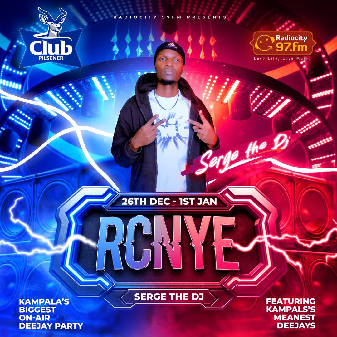 @serge_the_dj done made to #RCNYE, let’s jam

Powered by <a href="/ClubPilsener/">Club Pilsener</a> 🔥

📻:97FM/ Listen online: radiocity.ug