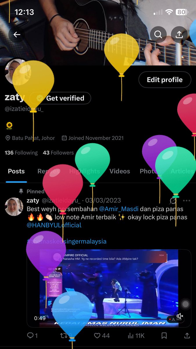 Happy Birthday Nur Izatie Idayu! 🥹 🎉🎈