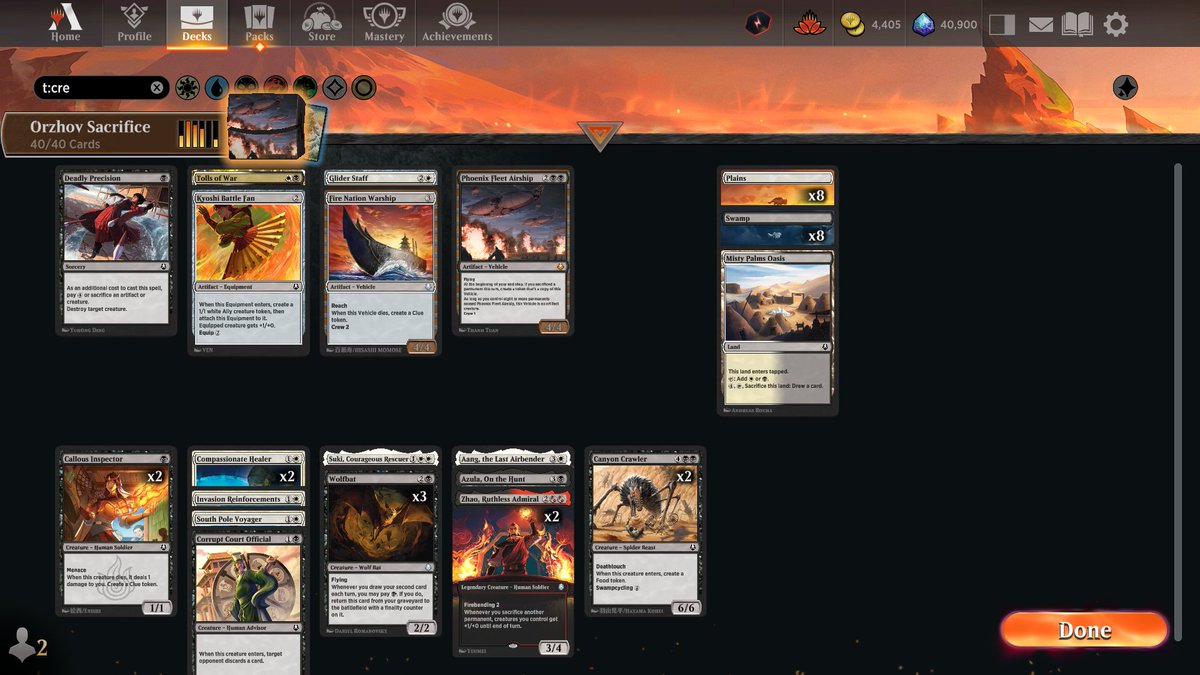 ThePastaPirate's tweet image. 🗡️🏆Orzhov Sacrifice🏆🗡️

1) 1x Airship/Suki: primary sacrifice payoffs

2) 2x Zhao pumped the team for big swings

3) 3x Wolfbat kept high aerial pressure and chumped well

4) Back to back trophies so far today 🏆🏆

Draft: 17lands.com/draft/66f01bbd…

Games: 17lands.com/details/66f01b…