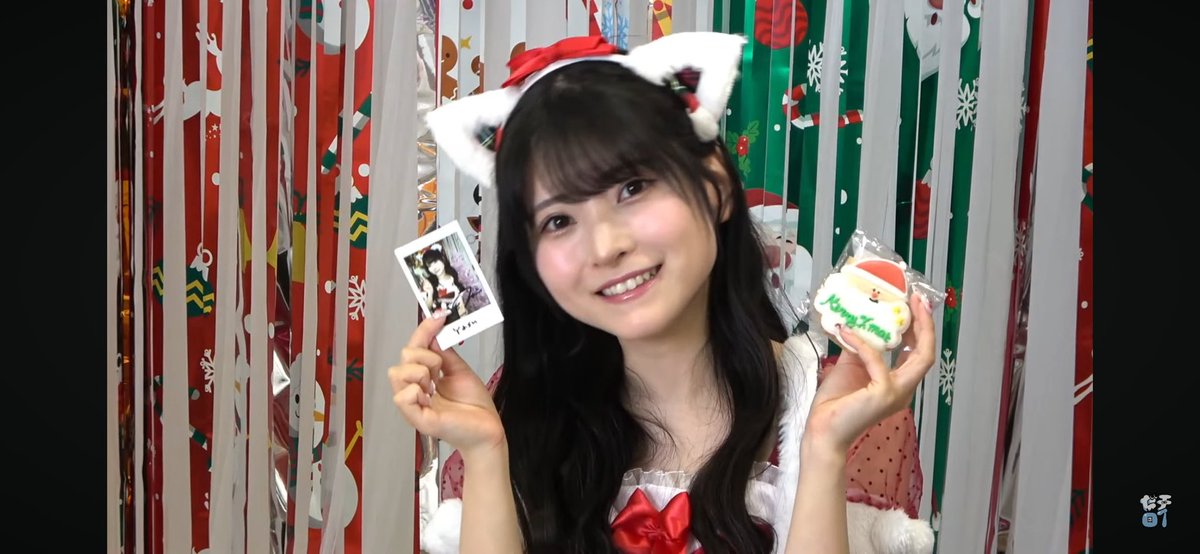 今日は、クリスマスオンラインサイン会でした。 チェキ付きクリスマス