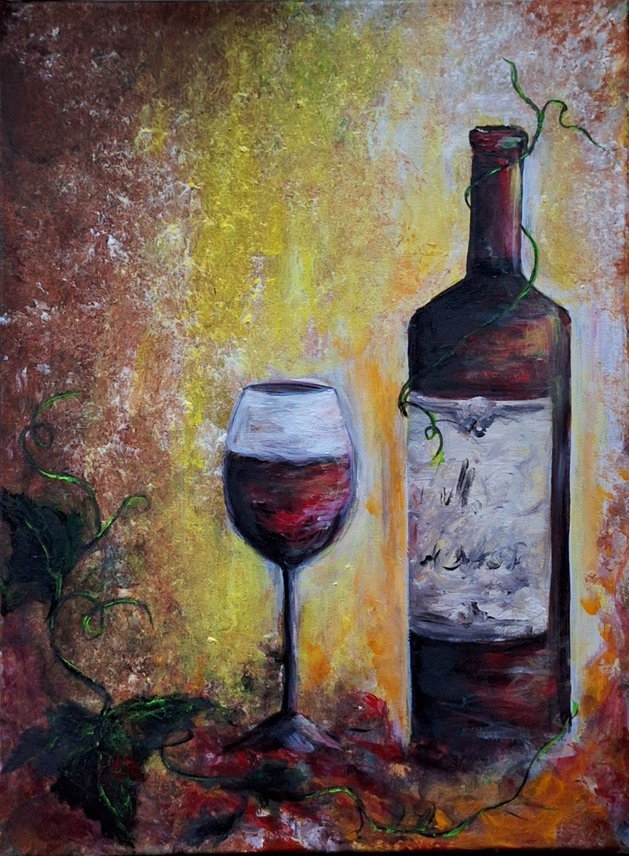 #wein #acrylic #art #artoftheday #artist #acrylicpainting #originals #kunst #Stillleben #homedecor #interiors #artforthehome #arte #artmarket #forsale