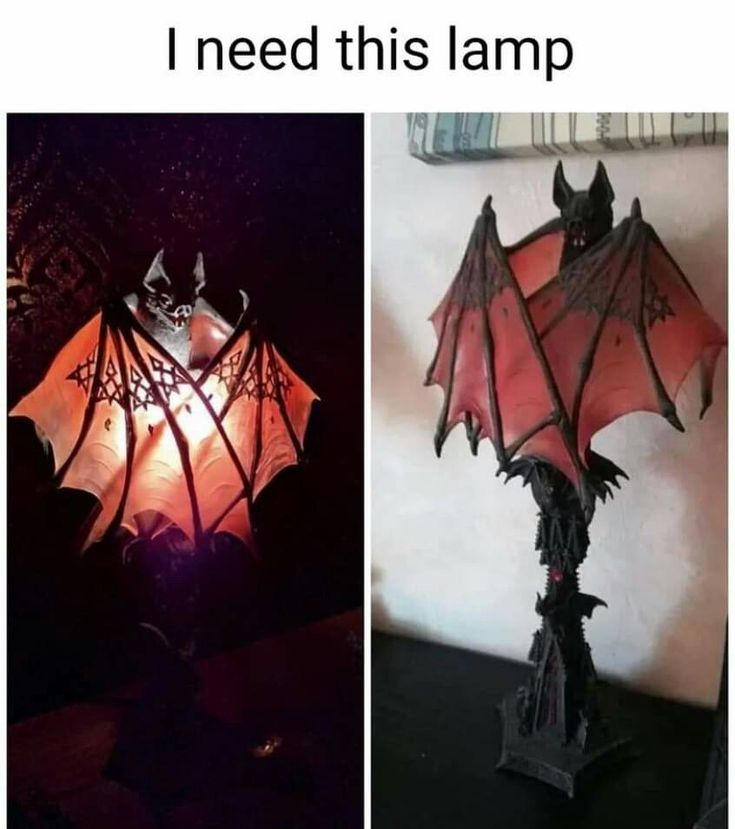 CountDraculaDB's tweet image. I need this lamp.
