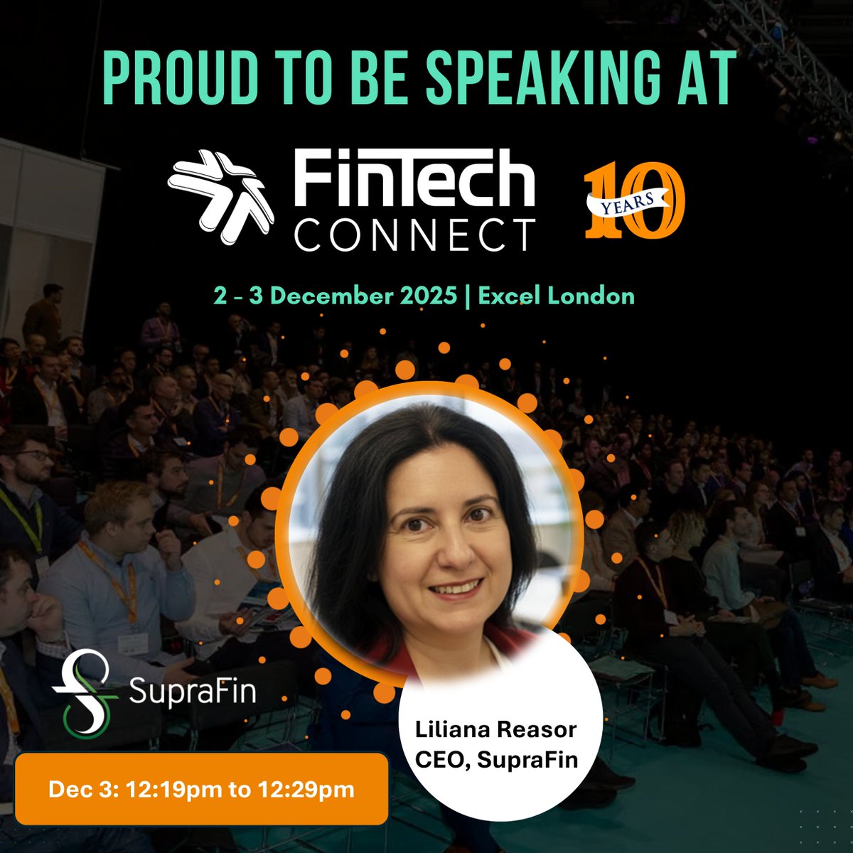 Incredible time exhibiting at <a href="/FinTech_Connect/">@fintech_connect</a> / <a href="/Tokenize_LDN/">Tokenize: LDN</a> in London (Dec 25)! 🚀
We had 50+ chats about our risk solutions. 🛡️
Our CEO (<a href="/lreasor/">Liliana Reasor</a>) discussed Digital Assets: Leading vs. Reactive Indicators on stage. 🎙️
#Fintech #DigitalAssets #RWA #Web3 #Crypto