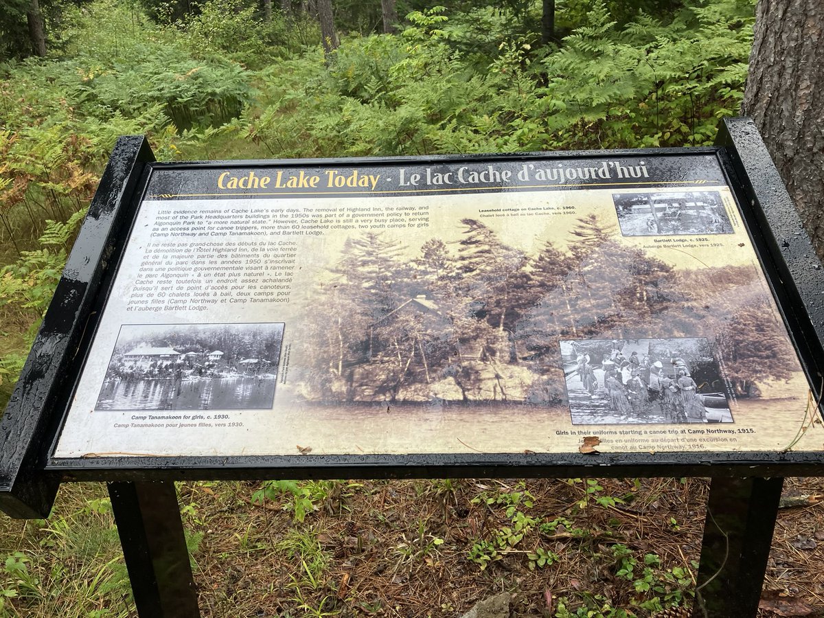 Cache Lake Historic Site in Algonquin Park is a must visit and trail. There are remnants of Highland Inn resort, a railway station and Ottawa, Arnproir and Parry Sound  Railway . 

#OntarioParks #AlgonquinPark #ParksOntario #CacheLake #HistoricSites #Muskoka