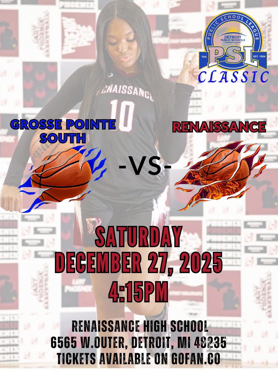 KassidyCain3's tweet image. Tomorrow Dec 27th come out and check us out as we take on Grosse Point South! Another day full of great matchups #PSLCLASSIC #DPSCD #RenniGang