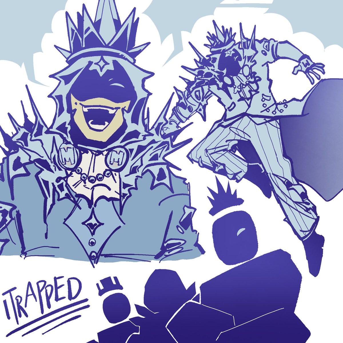 Maybemeidk29121's tweet image. Some Termination Protocol ITrapped art!! 
More in the replies cause I like him a looootttt

#terminationprotocol #itrapped