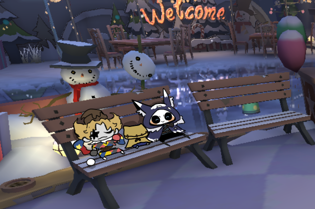 今日は珍しいお友達と遊びに来てま～す