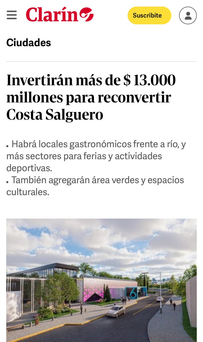 sebalacunza's tweet image. La concesión de Costa Salguero a Clarín y La Nación tiene dos problemas evidentes. 

- Privatiza un valiosísimo terreno frente al río por una suma irrisoria, mediante una oferta que fue 30% inferior a la de su competidor (IRSA). Grave perjuicio económico y de calidad de vida para…