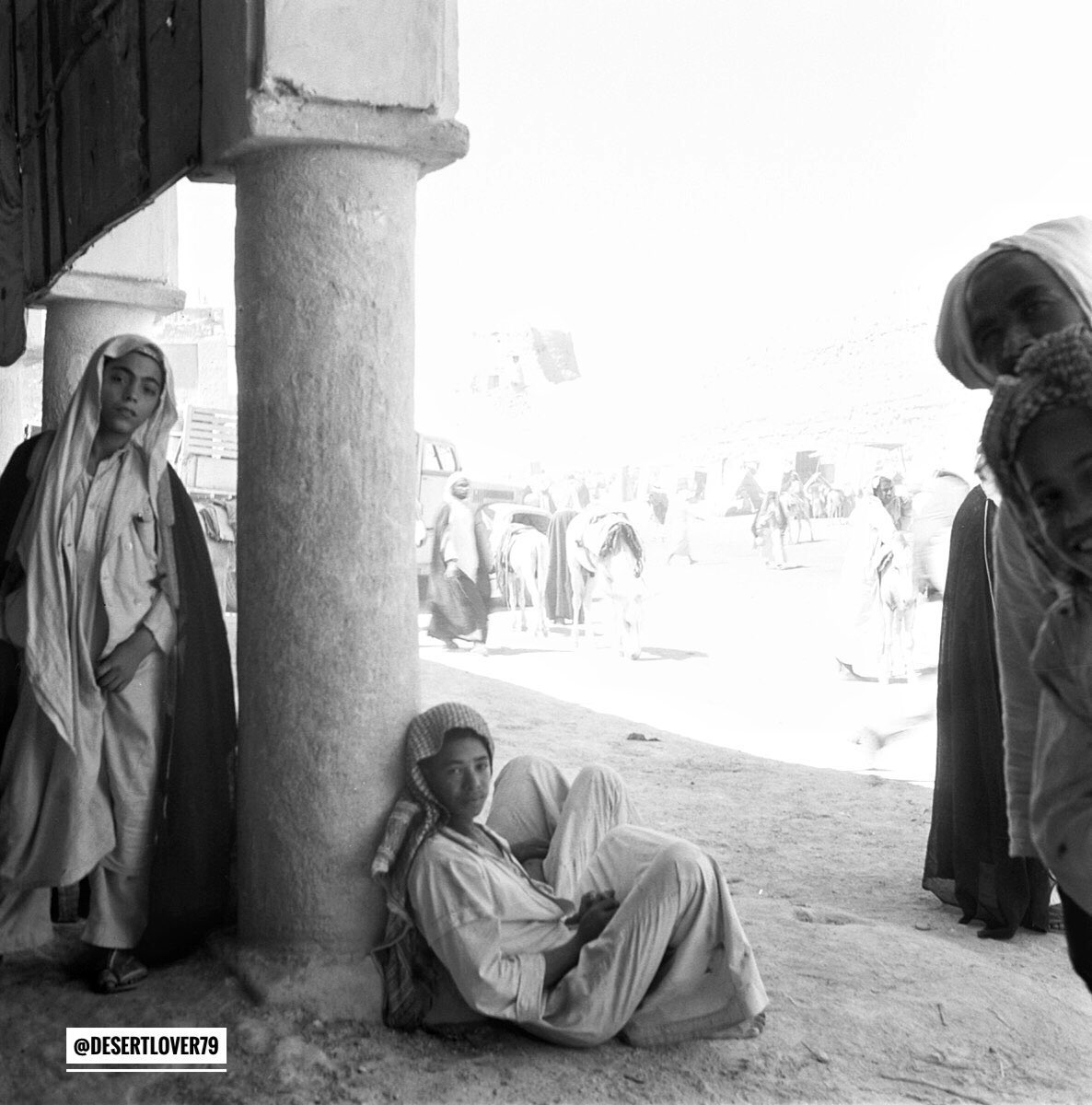 سوق القيصرية في مدينة الهفوف في محافظة الأحساء في المملكة العربية السعودية 1946-1954 م