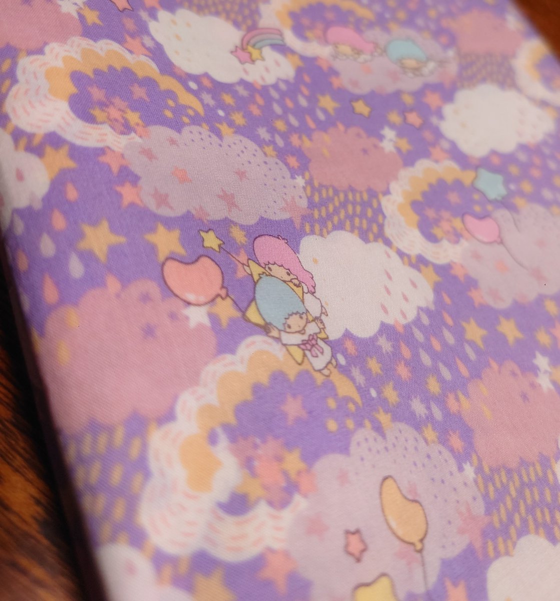 うちの子たちの服にしようと思っているずっと欲しかった生地！ききらら！
MDDのシャツワンピも作りたいから原型とるか〜！⁽⁽ (ง ᐛ )ว ₎₎