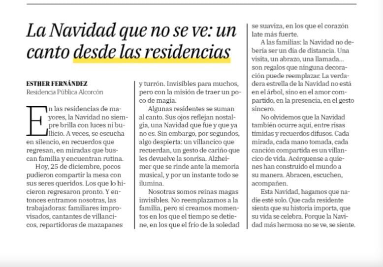 UCMResidencias's tweet image. ¡¡ La Navidad que no se ve  !!