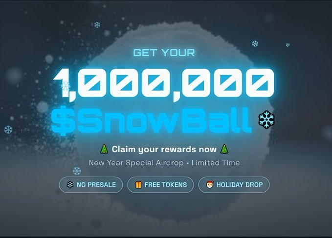 snowbalIsol's tweet image. To thank our community, $1,000,000 in $SNOWBALL is being distributed from the treasury back to supporters.

This distribution is open to the entire SnowBall community.

Details below 👇