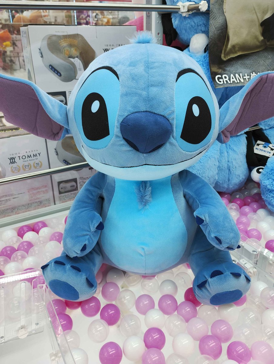 景品情報】 「ディズニー スティッチ スーパーラージぬいぐるみ