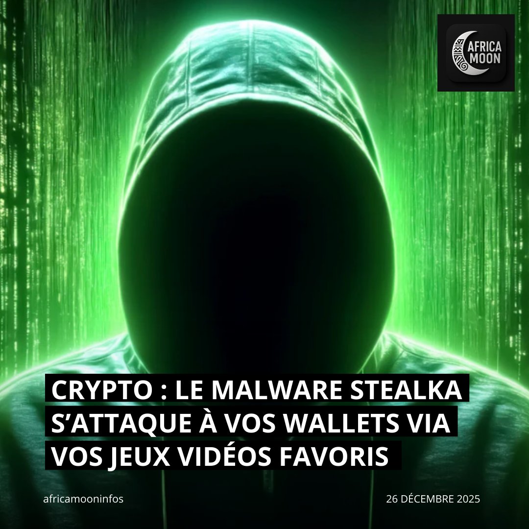 🚨 Peur sur les #wallets !
Un nouveau #malware, #Stealka, vole clés privées et données crypto. Il se cache dans des mods et cracks de jeux (#Roblox, logiciels piratés) sur #Windows.
Joueurs et utilisateurs #crypto, vigilance maximale ⚠️