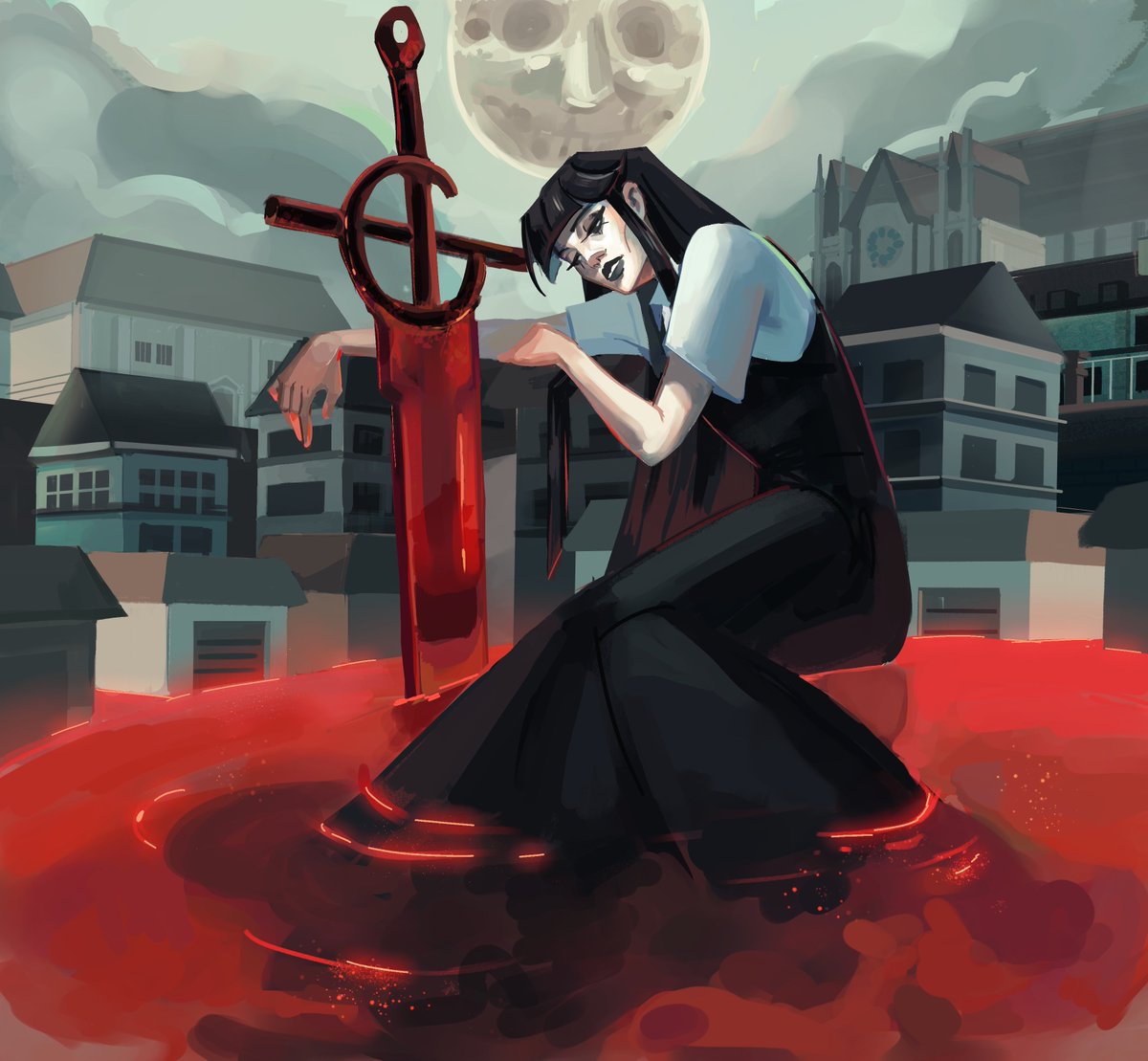 The Pinecone Pig brought you...

Samarie on the Transistor album cover! 
#FearandHunger #FearandHungerTermina