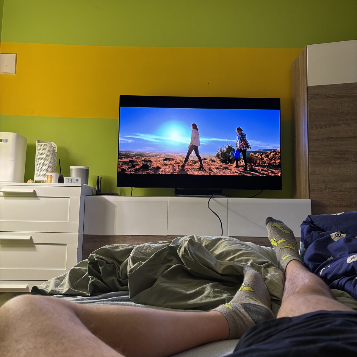 denhellder's tweet image. Someone else watches Pluribus?