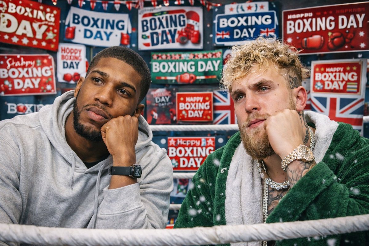 Martin1Williams's tweet image. Hmm.  #JakePaul and #AnthonyJoshua missed a trick. If they waited a week, instead of Judgment Day they could have had Boxing Day.  Although...