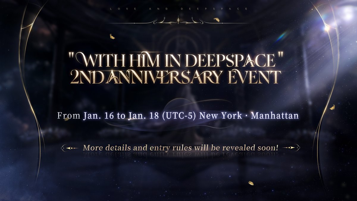 Love_Deepspace's tweet image. Love and Deepspace 2nd Anniversary [Collaboration Preview] is released!

Love and Deepspace 2nd Anniversary Offline Events
Offline events will be held in multiple locations such as Shanghai, Taipei, New York, and Singapore. We invite you to celebrate together!

Love and Deepspace…