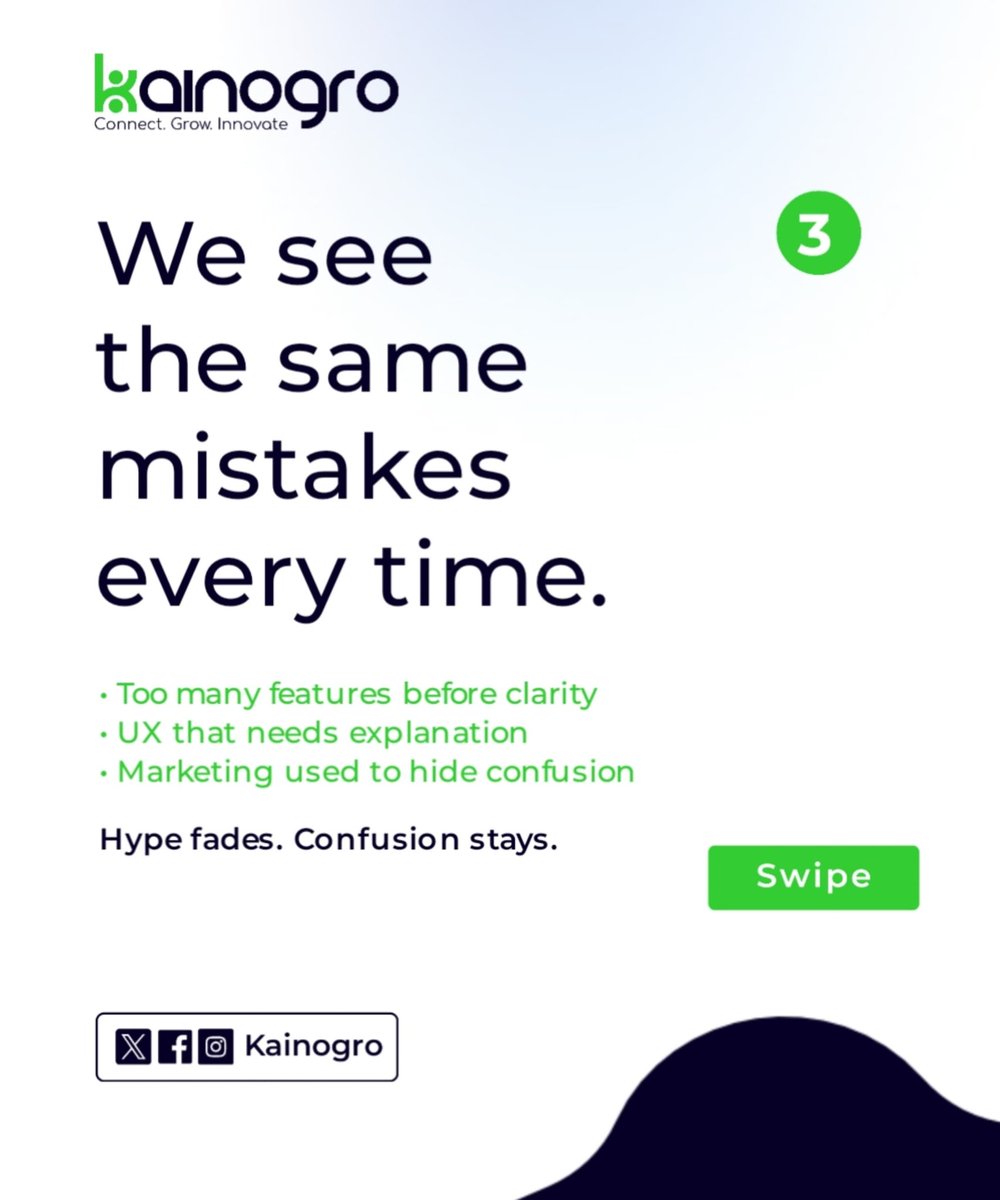 Kainogro's tweet photo. For the past 5 days, we talked about why Web3 products get misunderstood.
Today, we put a name to the solution.
Welcome to Kainogro.

Follow us across our social media handles:
https://t.co/hYr75N6wOP https://t.co/tgeDHB9ynN