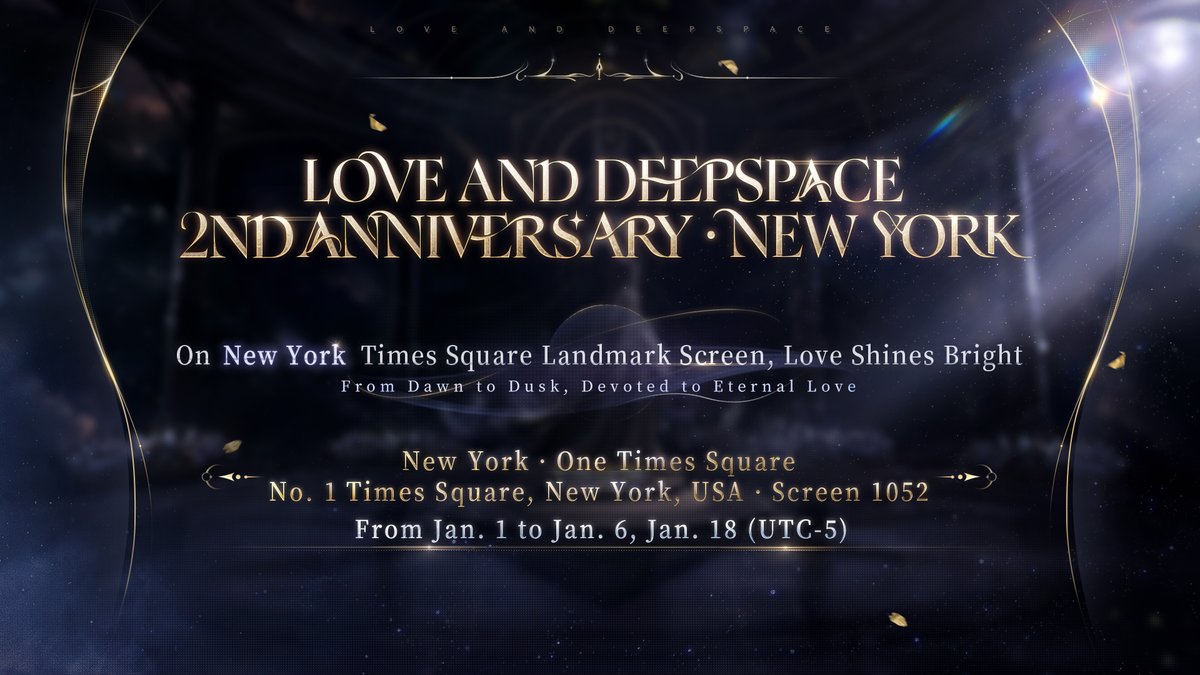 Love_Deepspace's tweet image. Love and Deepspace 2nd Anniversary [Collaboration Preview] is released!

Love and Deepspace 2nd Anniversary Offline Events
Offline events will be held in multiple locations such as Shanghai, Taipei, New York, and Singapore. We invite you to celebrate together!

Love and Deepspace…