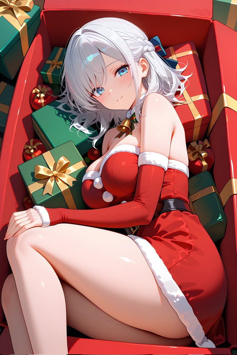 danielasophia78's tweet photo. Envío a domicilio 😏❤️🎁🎅🤶⛄🎄🦌💝🎆🎀❄️✨ #anime #アニメ #animewaifu #animekawaii #animegirl #animewaifu #animeart #waifus #waifuanime #chicaanime #chicaswaifus🤍🤍✨ #navidad #feliznavidad #FelizNavidad2025 #MerryChristmas #anix https://t.co/XBWZkIkWYE