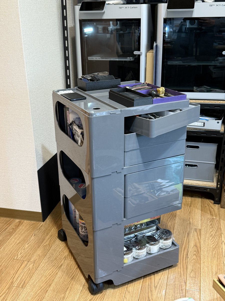 マルチ収納ワゴン ボビーワゴン リプロダクト ボビーワゴン リプロダクト 驚異的な収納力でプラモデル生活を爆アゲし