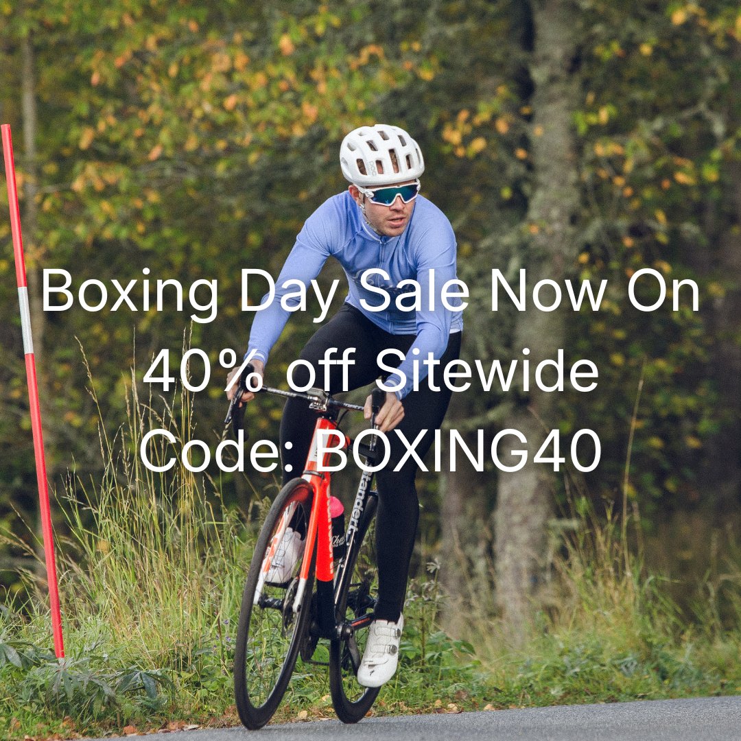 ShuttVeloRapide's tweet photo. The Shutt Boxing Day Sale Starts Now: 40% off Sitewide With Code 'BOXING40'

It's been quite the year for Shutt Velo Rapide, with groundbreaking new apparel releases, new collaborations and supporting community cycling events across the UK - we want to say thank you for your support in 2025.

To show our appreciation, we're giving you 40% off all cycling apparel on our website using code BOXING40 at checkout. Forget the turbo trainer & grab the kit you need to make the most out of the Winter rides, or prepare for the Spring season just around the corner.

Use code 'BOXING40' at checkout to redeem.

https://t.co/B2u1ja3Uuy