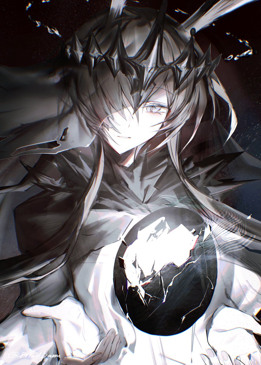 FriedDami's tweet image. ✦C107新刊表紙絵✦
アークナイツのイラスト集が冬コミででます