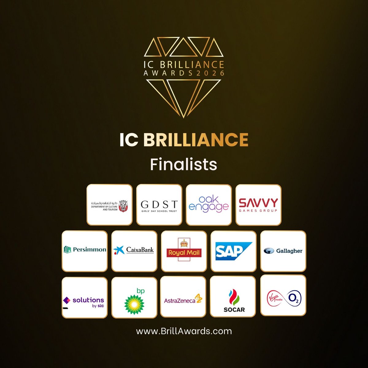 Celebrating Brilliance: The 2026 Finalists

#InternationalBrillianceAwards #BrillianceAwards2026 #WallOfBrilliance #Finalists #Innovation #Leadership #CelebratingBrilliance