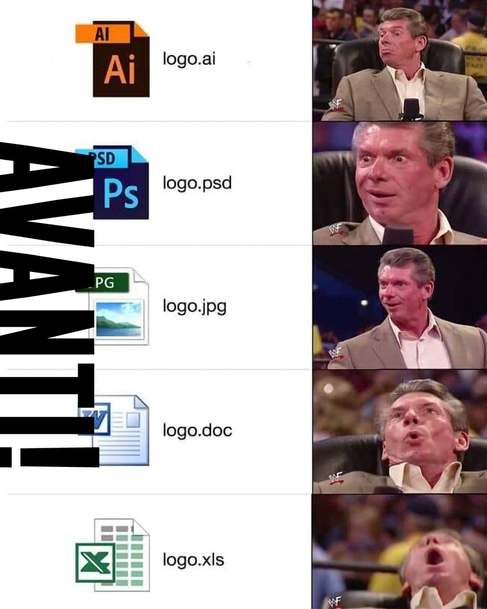 Cuando le pido al cliente que envíe el logo en vector…