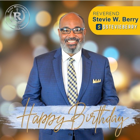 RunsChurch's tweet image. We take this time, to wish our amazing Pastor, Pastor Stevie W. Berry, a great Happy Birthday! We thank you so much for all that you do! 🙏🏾
2025 "The Year of Perseverance"
#RMBC