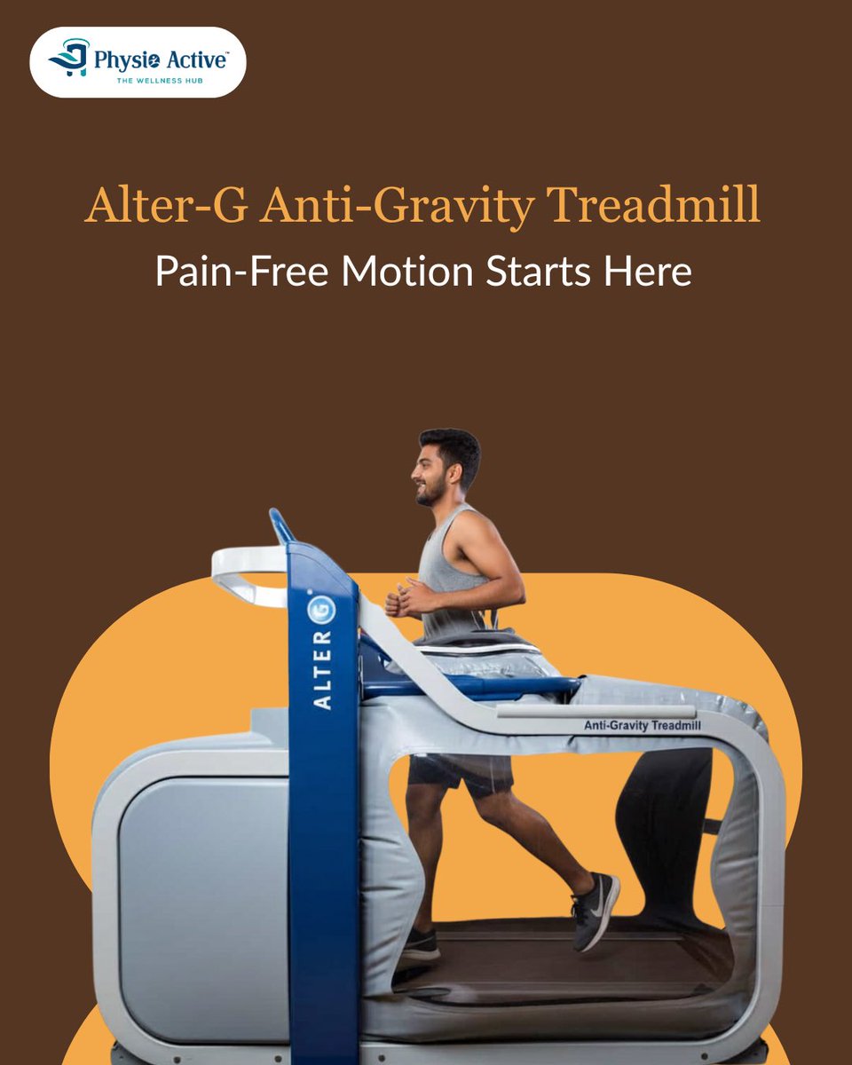 Physioactive_'s tweet photo. Whether it’s weight loss, arthritis management, chronic back pain, geriatric fitness, or sports rehab, the Alter-G Anti-Gravity Treadmill at Physio Active is your ultimate partner for safe, effective, and fast recovery.

#PhysioActive #PhysioTherapy #AlterGAntiGravityTreadmill https://t.co/rNsHMvAu7D