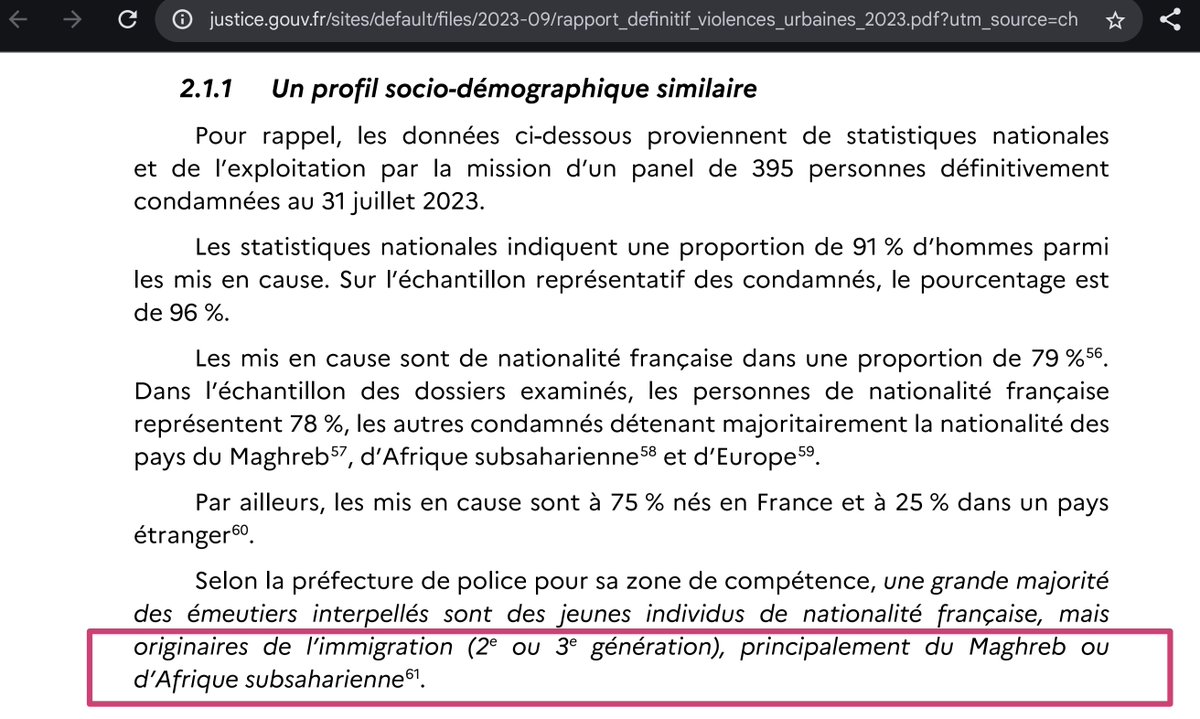 F_Desouche's tweet image. « Taxe émeutes » : selon un rapport sur les émeutes consécutives au déces de Nahel, la grande majorité des interpellés sont originaires du Maghreb ou d’Afrique subsaharienne ; les étrangers, eux, sont principalement des Algériens fdesouche.com/2025/12/26/tax…