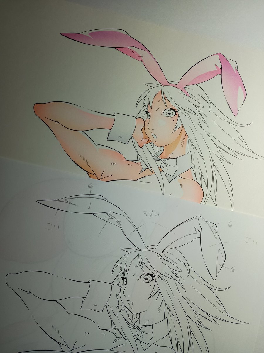 まだハイライトやら仕上げ前だけど、あまりツルピカ感出なかったかなぁ・・・🙄。 