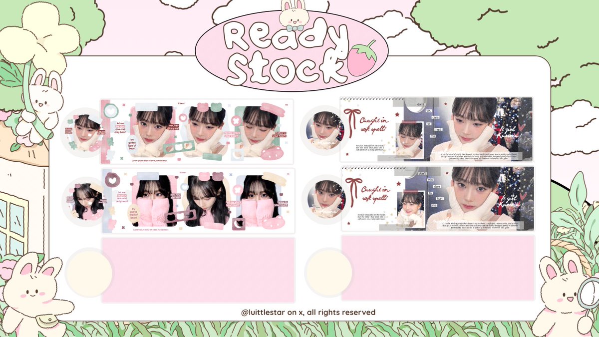 ocilside's tweet image. ㅤㅤㅤㅤㅤㅤ

🎀 Help rt 🎀

Layout gg ready stock edisi karina udah di depan mata 👀✨Yuk buruan sebelum keburu diambil yang lain..!! Sudah free retext iaa teman timun &amp;lt;33 untuk detailnya bisa cek alt

#zonauang
ㅤㅤㅤ