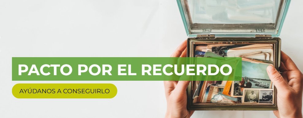 El #PactoporelRECUERDO es un llamamiento a adoptar medidas inmediatas frente al #Alzheimer.

• Censo oficial de #pacientes con la enfermedad
• Diagnóstico precoz
• Acceso equitativo a los mejores tratamientos

Firma aquí:
➡️ceafa.es/es/pacto-por-e…

#CEAFA